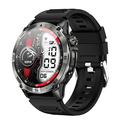 سعر جيد HK08 أسود GPS NFC ساعة ذكية 1.43 بوصة AMOLED شاشة لمسة BT5.3 NFC IP68 معدل ضربات القلب 466x466 الانترنت