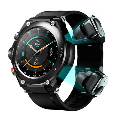 سعر جيد سماعات الأذن اللاسلكية والموسيقى المحلية السوار الذكي مع شاشة TWS Smart Watch IPS الانترنت