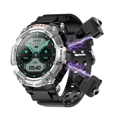 سعر جيد TWS Smart Watch أحدث سماعات لاسلكية و سوار ذكي الانترنت