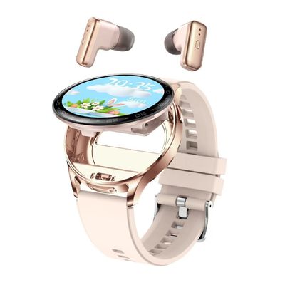 سعر جيد TWS Bluetooth Earphone Smartwatch معدل ضربات القلب وضغط الدم شريحة رقاقة 1.39 
