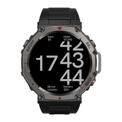 سعر جيد DM58-GPS ساعة تتبع GPS 1.43' AMOLED HD Display و مستشعر دقة عالية لمعدل ضربات القلب الانترنت
