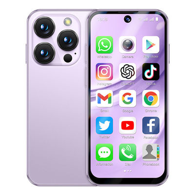 ميني 4G الهاتف الذكي XS19 برو مع 3GB / 4GB ذاكرة الوصول العشوائي 32GB / 64GB ROM 5MP كاميرا مزدوجة SIM Type-C USB