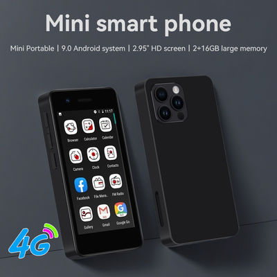 S18 4G ميني الهاتف المحمول 2.95'' 2+16GB MT6737 مزدوج SIM 5MP كاميرا خلفية أندرويد 9.0 نوع-C