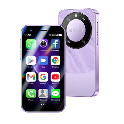 F8 Pro Max الهواتف المحمولة 3G الصغيرة 3.0'' 1+16GB أندرويد 8.1 التعرف على الوجه 2000mAh بطاقة SIM مزدوجة