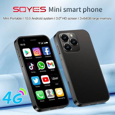 XS15 بطاقة مزدوجة الهواتف الذكية 4G الصغيرة 3 + 64GB صغيرة مع الكاميرا الأمامية