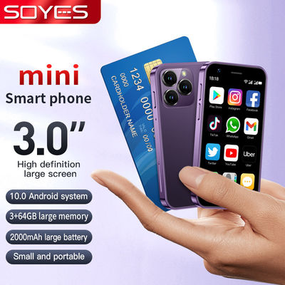 سعر جيد هاتف ذكي رباعي النواة 4G ميني 3 + 32GB XS16 أندرويد 10.0 3 بوصة شاشة الهاتف الذكي الانترنت