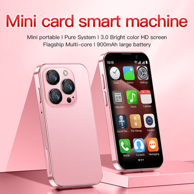 سعر جيد 3.0''ميني هاتف 2+16GB بلوتوث 4.0 التعرف على الوجه بطاقة SIM مزدوجة أسلوب كلاسيكي XS18 برو 3G الانترنت
