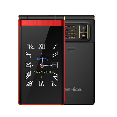 ييمي M1 GSM 2G 2.8 بوصة شاشة مزدوجة الهاتف القابل للطي FM Mp3 Mp4 ميكرو USB