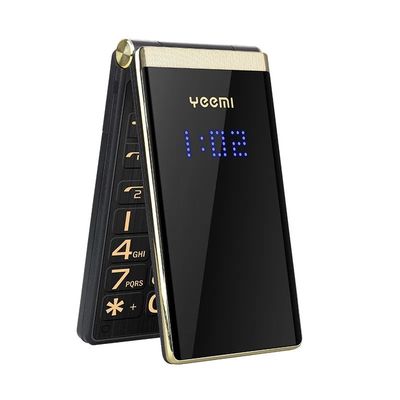 سعر جيد ييمي M2-C 2G الهاتف المميز GSM MTK 2.8'' مزدوج الشاشة MP4 لاعب الهواتف المقلعة للمسنين الانترنت