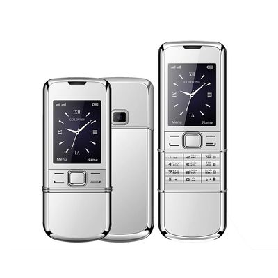 كلاسيكي جديد 8800 2G GSM مزدوج السيم بلوتوث سلايدر الهاتف المحمول شاشة 2.4 بوصة