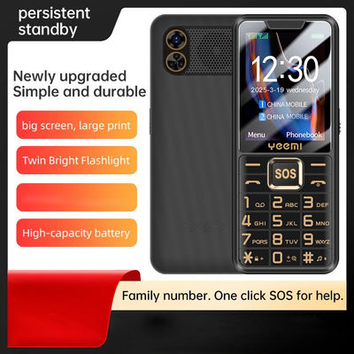 سعر جيد إفتح هاتف محمول قديم صلب GSM 2G بطاقة مزدوجة SOS فلاش 2500mAh بطارية 2.4 بوصة الانترنت