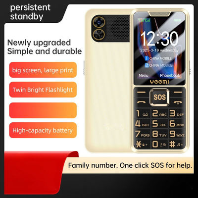 سعر جيد إفتح هاتف محمول قديم صلب GSM 2G بطاقة مزدوجة SOS فلاش 2500mAh بطارية 2.4 بوصة الانترنت