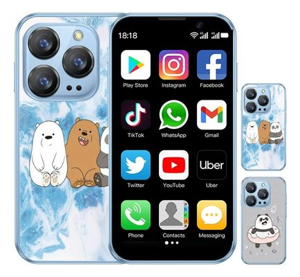 سعر جيد A8 Pro-a 3.0 بوصة ميني 3G هاتف أحمر 2+16g أندرويد 9.0 أطفال هاتف محمول عيد ميلاد هدية إعطاء الملصقات الانترنت