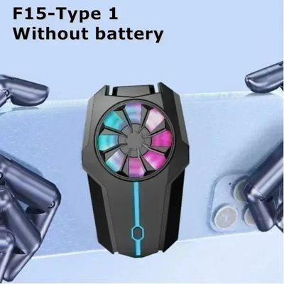 سعر جيد F15 الهاتف المحمول التبريد المروحة المبردة بالهواء المبردة بالهواء خلفية مقطع لعبة بارد الانترنت
