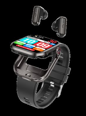 سعر جيد T99 ساعة ذكية 2 في 1 سماعات TWS لاسلكية 2.02 بوصة IPS مكالمة Bluetooth IP67 مقاومة للماء 300mAh الانترنت