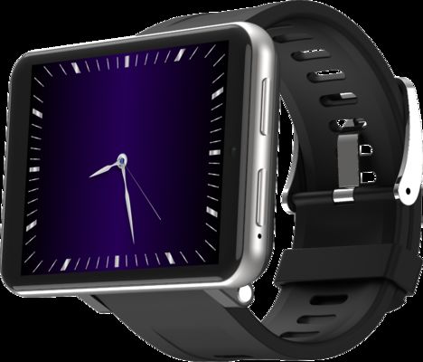 سعر جيد هاتف بشاشة 2.86 بوصة 3+32GB 5MP كاميرا DM100 4G Smart Watch فضية الانترنت