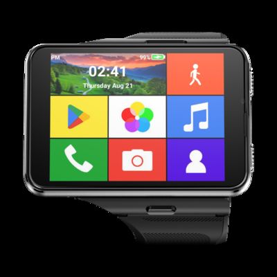 سعر جيد ساعة ذكية S999 plus بشاشة 2.88 بوصة بنظام Android 11.0 وذاكرة وصول عشوائي (RAM) 4 جيجابايت وذاكرة تخزين داخلية 64 جيجابايت ومراقبة معدل ضربات القلب وواي فاي ونظام تحديد المواقع العالمي (GPS) ورياضة الانترنت