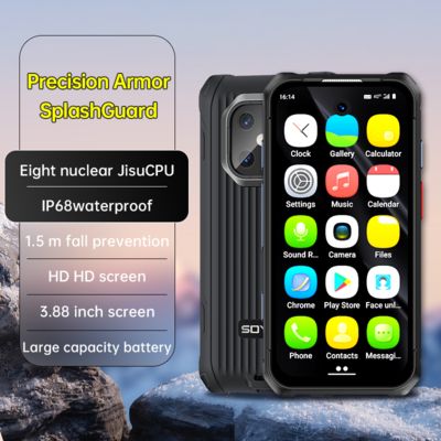 سعر جيد IPS Android12 6+128GB 3000mAh MAXO Rugged Smartphone IP68 Mini Waterproof 3.88 '' الانترنت