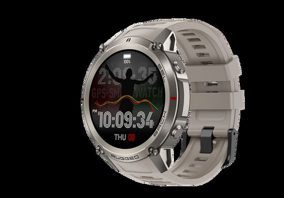 سعر جيد GPS Sport Smart Watch مع جهاز استشعار معدل ضربات القلب بشاشة AMOLED HD 143 بوصة ودرجة مقاومة للماء 5ATM الانترنت