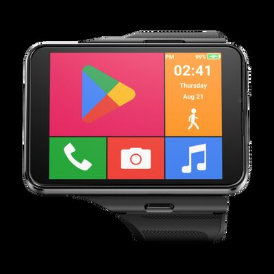 سعر جيد ساعة ذكية 4G مع فتحة بطاقة SIM مستقلة كاميرا مزدوجة GPS ومعالج Octa Core الانترنت