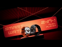 سماعة TWS 2 في 1 NFC 1.53 بوصة AMOLED متتبع اللياقة البدنية الصحة Smartwatch GT98 Ultra