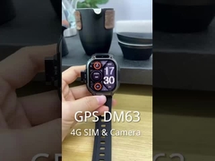 DM63 مساعدي الصوت 4G LTE ساعة ذكية 2.13'' HD مراقبة نشاط الشاشة