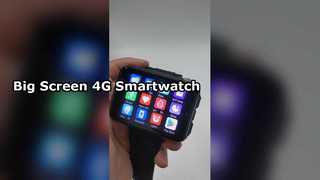 ساعة ذكية 4G AMOLED شاشة كبيرة فتح الوجه