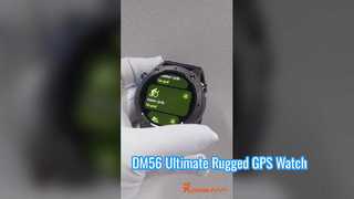 ساعة ذكية DM56 GPS جديدة بشاشة 1.43 بوصة HD AMOLED وبوصلة GNSS متعددة ومقياس الضغط الجوي ومقياس الارتفاع 5