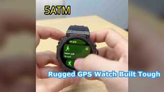 2026 ساعة ذكية عسكرية جديدة DM58 GPS مقاس 1.43 بوصة HD AMOLED 5ATM مقاومة للماء