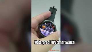 ساعة Rainbuvvy DM76 GPS الرياضية الذكية 1.32 بوصة شاشة AMOLED 5ATM مقاومة للماء ساعة معصم 360 مللي أمبير في الساعة